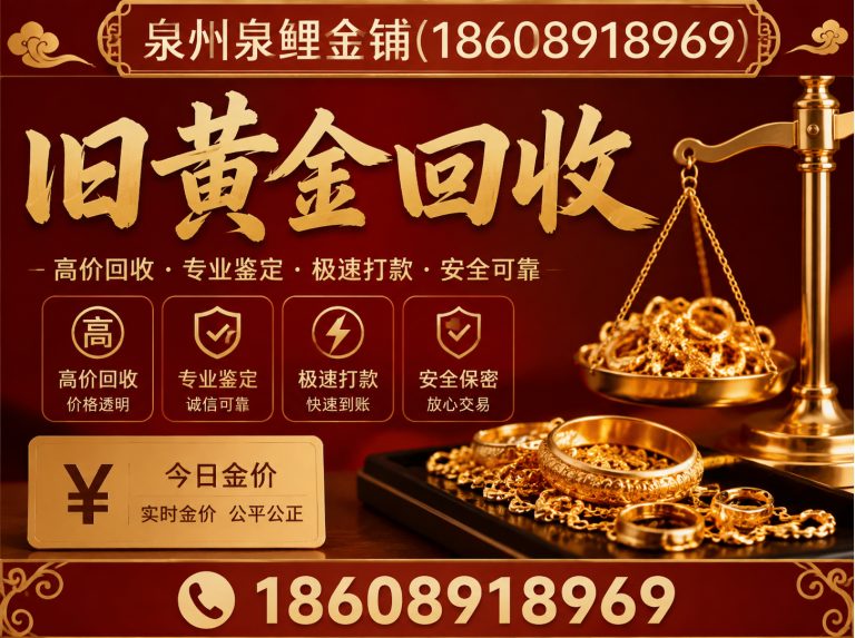 丰泽区泉州黄金回收展示图